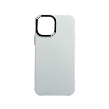 YOOUP TPU telefontok továbbfejlesztett kameravédő kerettel iPhone 14 Plus 6.7 szürke tok és táska