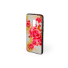 YOOUP Üveges hátlappal rendelkezó telefontok nagy rózsa mintával Samsung Galaxy S9 G960