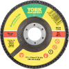 York 115x22mm al-ox lamellás csiszolótárcsa üvegszálas tányéron P120