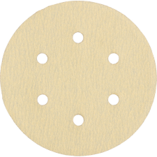 York 150mm 6 lyukú öntapadós csiszolótárcsa P120 barkácsgép tartozék