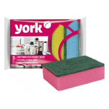 York Mosogatószivacs YORK maxi 16x7x10 cm 5 db/csomag takarító és háztartási eszköz