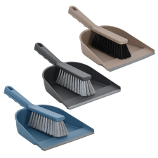 York York Szemeteslapát gumi éllel + kefe 23x11x32cm NATURAL takarító és háztartási eszköz