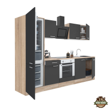  Yorki 270 konyhabútor alsó sütős, alulfagyasztós hűtős kivitelben bútor