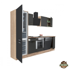  Yorki 280 konyhabútor alsó sütős, alulfagyasztós hűtős kivitelben bútor