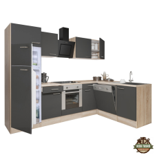  Yorki 280 sarok konyhabútor felülfagyasztós hűtős kivitelben bútor