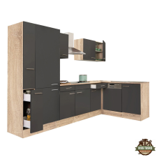  Yorki 310 sarok konyhabútor polcos kivitelben bútor