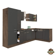  Yorki 310 sarok konyhabútor polcos kivitelben bútor