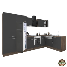  Yorki 340 sarok konyhabútor alsó sütős felülfagyasztós hűtős kivitelben bútor