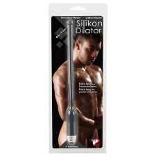 YOU2TOYS DILATOR - hosszú, szilikon húgycsővibrátor - fekete (8-11mm) vibrátorok