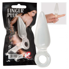 YOU2TOYS - Finger Plug - análujj dildó (áttetsző) műpénisz, dildó