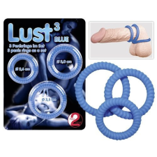 YOU2TOYS Lust 3 Blue péniszgyűrű