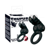 YOU2TOYS - Taurus - dupla-motoros, vibrációs péniszgyűrű (fekete)
