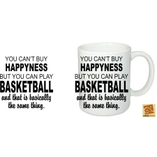  You can&#039;t buy happyness Basketball bögre ajándéktárgy