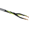  YSLY-JZ 4x4mm2 árnyékolatlan vezérlőkábel 300/500V szürke
