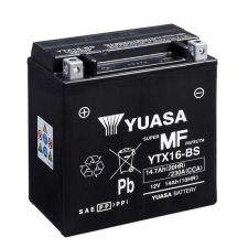 Yuasa YTX16-BS 12V 14Ah 230A AGM motorkerékpár akkumulátor - 514902 egyéb motorkerékpár alkatrész