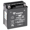 Yuasa YTX7L-BS 12V 6Ah MF karbantartásmentes akkumulátor savcsomaggal (114x71x131 mm) Yuasa Elektronika Akkumulátorok