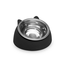 Yummie Etetőtál macskáknak - 165 x 100 mm - fekete kutyatál