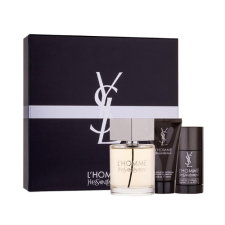 Yves Saint Laurent L Homme, toaletní voda 100 ml + Tusfürdő 50 ml + deo stift 75 ml kozmetikai ajándékcsomag