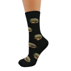 YVONNE Hamburger mintás zokni 35-38