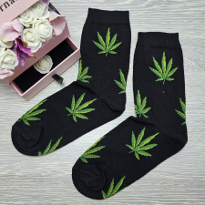 YVONNE Kannabisz mintás zokni 35-38 női zokni