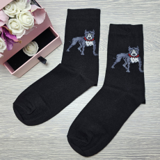 YVONNE Pitbull kutyás zokni 39-41