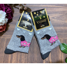 YVONNE Tacskó kutyás zokni