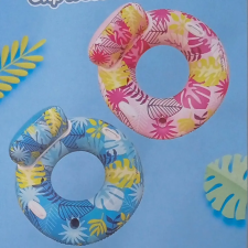 YWU 110cm háttámlás mintás úszógumi úszógumi, karúszó