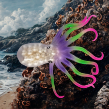 YWU Színes polip stresszlabda játékfigura