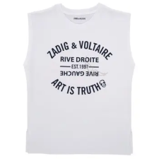 Zadig &amp; Voltaire Trikók / Ujjatlan pólók X60535 Fehér 14 éves gyerek póló