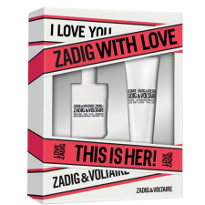 Zadig & Voltaire This is Her!, Set: edp 30ml + Testápoló 75ml kozmetikai ajándékcsomag
