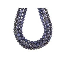  Zafír fazettált golyó 6-7mm medál