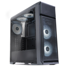 Zalman Ház Midi ATX N5 OF Tápegység nélkül, Fekete Üvegfalú (N5 OF) - Számítógépház számítógép ház