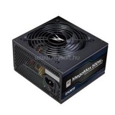 Zalman Tápegység 500W, 12cm, 80+, Aktív PFC (ZALMAN_ZM500-TXII(V2)) tápegység