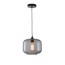 ZAMBELIS -14102 Füst Színű Függeszték 1XE27 40W IP20 világítás