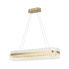 ZAMBELIS átlátszó-arany LED függesztett lámpa (ZAM-22041) LED 2 izzós IP20 világítás