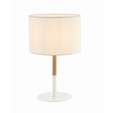 ZAMBELIS fehér-barna asztali lámpa (ZAM-20215) E14 1 izzós IP20 világítás
