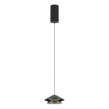 ZAMBELIS fekete-fehér LED függesztett lámpa (ZAM-25348) LED 1 izzós IP20 világítás