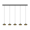 ZAMBELIS fekete LED függesztett lámpa (ZAM-25452) LED 1 izzós IP20
