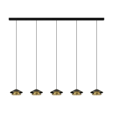 ZAMBELIS fekete LED függesztett lámpa (ZAM-25452) LED 1 izzós IP20 világítás