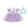 Zapf Creation BABY born Lilac Tutu Dress 43cm Játékbaba ruhája