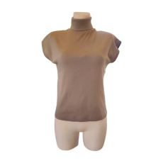  Zara világosbarna női ujjatlan garbó (méret: XL)