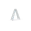 ZARGES ZARGES Állólétra 2x7 elox Saferstep B