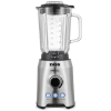 Zass ZSB 09 asztali turmixgép, 1000 W teljesítmény, 1,5 literes űrtartalom, 6 pengés rozsdamentes kés, Hőálló üvegpohár, Jégzúzás, Kék LED-es megvilágítású gombok, Rozsdamentes acél ház