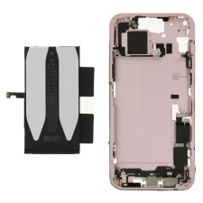  ZD076-00675 Gyári Apple iPhone 15 Plus középső keret akkumulátorral, rózsaszín mobiltelefon, tablet alkatrész