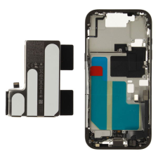  ZD076-00689 Gyári Apple iPhone 16 Pro középső keret akkumulátorral, fekete mobiltelefon, tablet alkatrész
