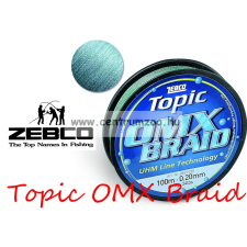 Zebco Topic Omx Braid 100M 0,35Mm 25,5Kg Fonott Zsinór horgászzsinór
