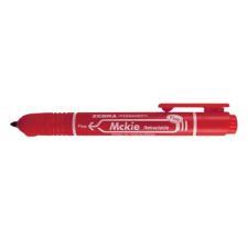 Zebra Alkoholos marker ZEBRA Mckie nyomógombos 1,3 mm piros filctoll, marker
