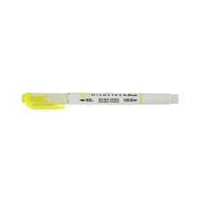 Zebra Ecsetfilc kétvégű zebra mildliner fluorescent sárga 79150 filctoll, marker