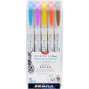 Zebra Ecsetirón készlet, kétvégű  ZEBRA "Mildliner Warm", 5 szín