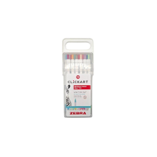 Zebra Filctoll ZEBRA ClickArt nyomógombos vízbázisú 12 darabos filctoll, marker
